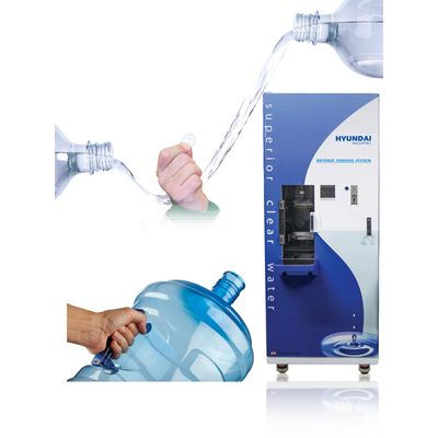 Automatic Water Vending Machine with Commercial Reverse Osmosis Filtration System
