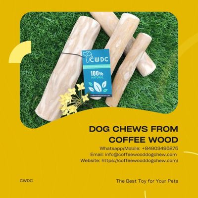 Coffee wood chew TOP SELLING for dog with variety sizes/Natural wood toys cheap price Chewing toys