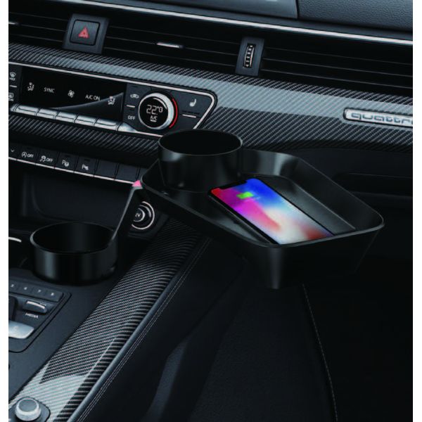 CUPLUS2 Car Cupholder & tray with wireless charger