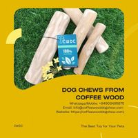 Coffee wood chew for dog with variety sizes/Natural wood toys chew dog Chewing toys thumbnail image