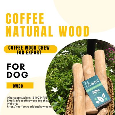 Very cheap supplier COFFEE WOOD CHEWABLE STICK DOG no artificial additives safe