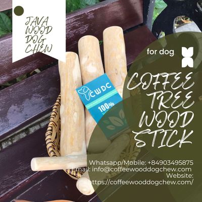 Real Coffee Wood Dog Chew Sticks Safe and Natural Healthy Chew Toys